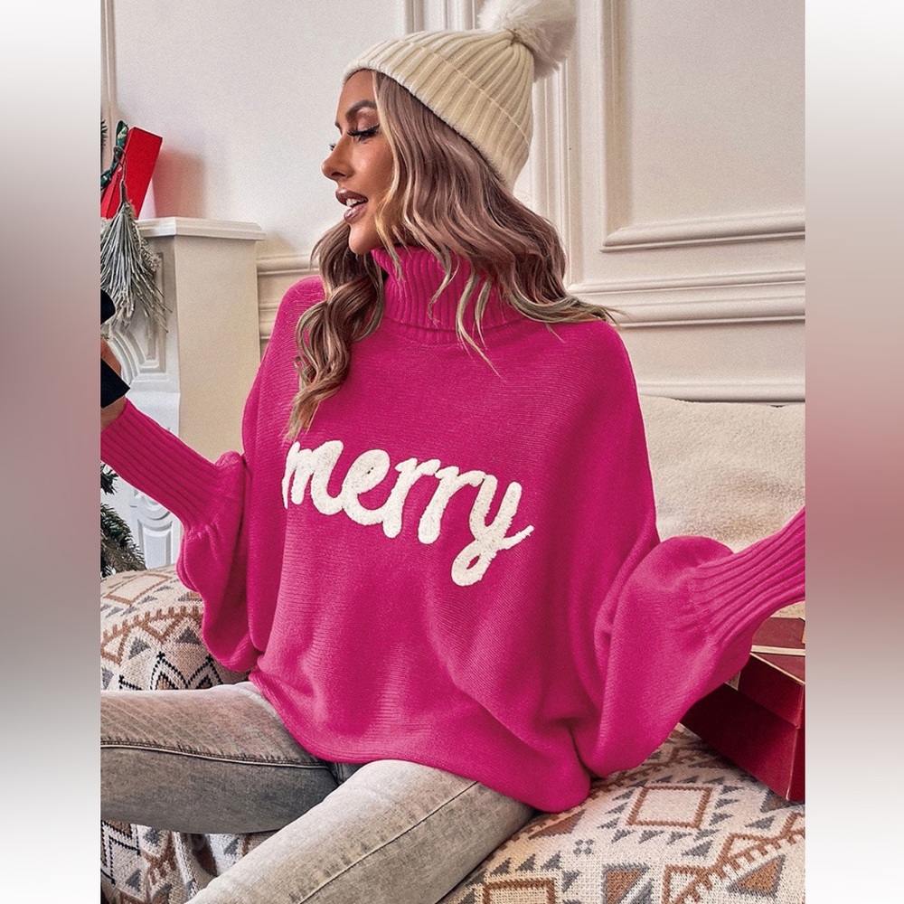 Pink 'Merry' Women's Sweater